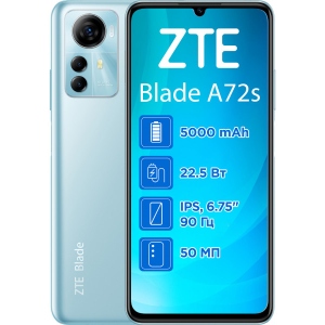 Смартфон ZTE A72S 4/128Gb Blue