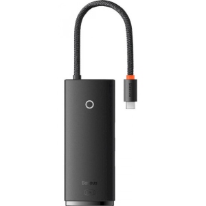 Хаб USB Baseus Lite Series 5-Port Type-C to HDMI+USB3.0*3+PD Black (WKQX040001) в Україні