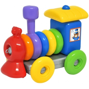 Базовий ігровий транспорт для малюка Tigres Funny train 14 ел., (39757)