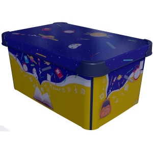 Короб для зберігання Qutu Style Box з/кр. Space school 10 л