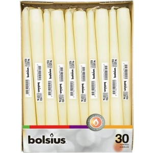 Свічка конусна Bolsius Кремова 245/24, 30шт (359705.1)