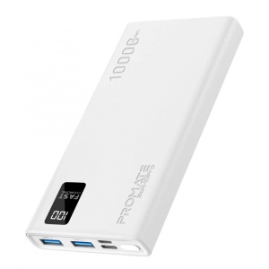Батарея мобільна Promate Bolt-10 Pro 10000mAh White