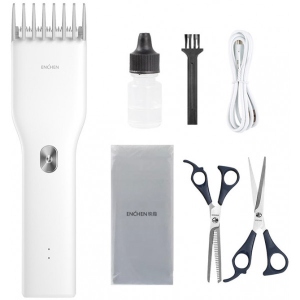 Машинка для стрижки волосся Enchen Boost White Set