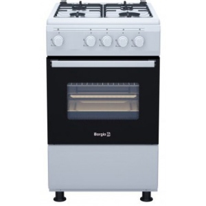 Плита газова Borgio GG 540W MCBL cast iron