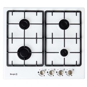 Варильна поверхня газова Borgio 6721-17 (White Enamelled)