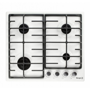 Варильна поверхня газова Borgio 6940-17 FFD White Enamelled