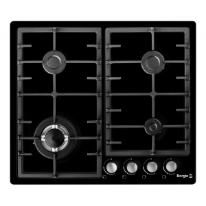 Варильна поверхня газова Borgio 6942-15 FFD black Enamelled