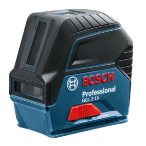 Вимірювальний пристрій Bosch GCL 2-15 + RM1 + BM3 clip + кейс (0.601.066.E02)