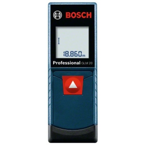 Вимірювач відстані лазерний Bosch GLM 20 (0.601.072.E00)