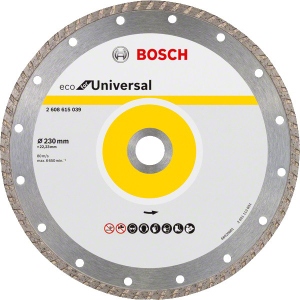 Диск шліфувальний по каменю Bosch ECO Univ.Turbo 230-22.23 (2.608.615.039)
