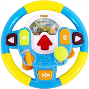 Інтерактивний руль Baby Team Кермо музичне (укр. Озвучка) (8634)