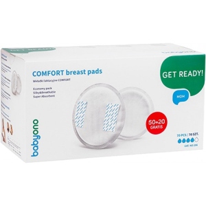 Прокладки для грудей BabyOno COMFORT 70шт (296)