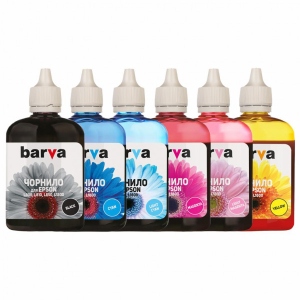 Чорнило BARVA Epson L800/L810/L850/L1800 (T673) B/C/M/Y/LC/LM 6х90 г (L800-090-MP) купити в Україні