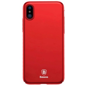 Чохол для смартфону Baseus Thin Series for iPhone X (ZB09) Red (XK-BS-PL-IPHX-RD)