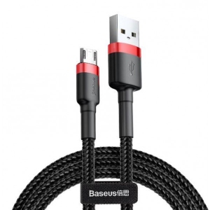 Кабель Baseus Сafule USB to Micro 1m Red+Black (CAMKLF-B91)