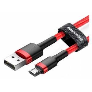 Кабель Baseus Cafule USB to Micro 1m Red-Red (CAMKLF-B09)