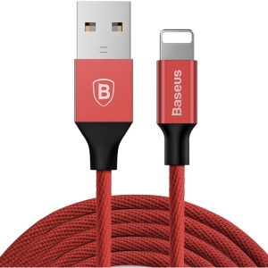 Кабель синхронізації даних Baseus Yiven USB-Lightning 1.2m Red (CALYW-09) Київ