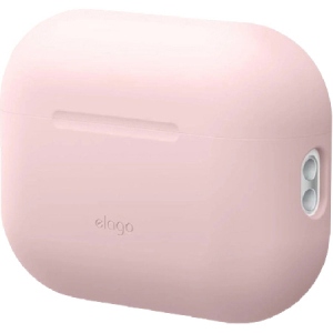 Чохол для навушників Elago Silicone Basic Case with Nylon Lanyard Light Pink for Airpods Pro 2nd Gen (EAPP2SC-BA+ROSTR-LPK)