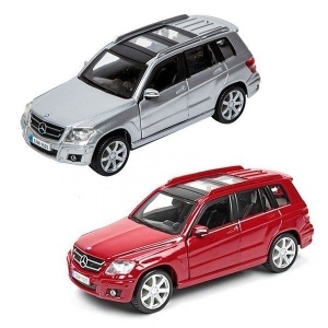 Колекційна машинка 1:32 Bburago Mercedes-Benz Glk-Class (асорті червоний, сріблястий, 1:32) (18-43016)
