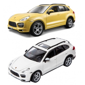 Колекційна машинка 1:24 Bburago Porsche Cayenne Turbo (асорті білий, жовтий, 1:24) (18-21056)