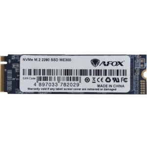 SSD-накопичувач внутрішній AFOX ME300 M.2 2280 1TB PCIe NVMe Gen 3x4 3D TLC NAND (ME300-1000GN)