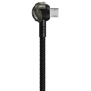 Кабель синхронізації даних Proda PD-B42m micro USB Fast Charge 3А Black (PD-B42m-BK)