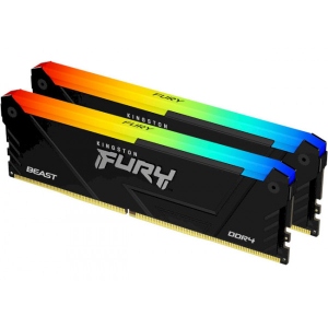 Память DDR Kingston Fury Beast RGB Black DDR4-3600 64GB (2x32GB) CL18-22-22 1.35V XMP (KF436C18BB2AK2/64)