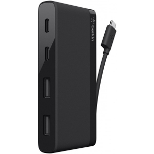 Хаб USB Belkin USB 3.0 Travel Hub без БП Black (F4U090btBLK)