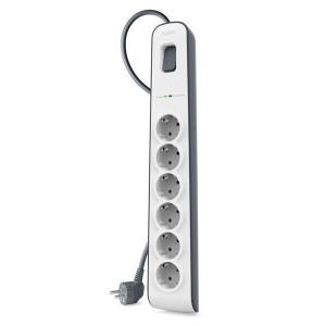 Мережевий фільтр Belkin 6 розеток 2m (BSV603vf2M)