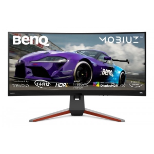 Монітор ігровий BenQ EX3415R (9H.LK2LJ.TBE) Metallic Grey