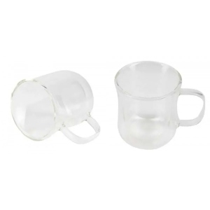Набір чашок з подвійними стінками Bergner Coffee & tea lovers 230 мл 2 шт. (BG-20115-MM)