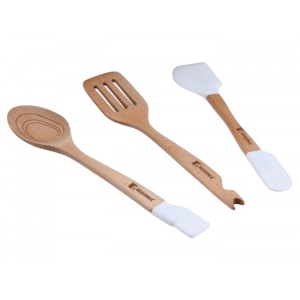 Кухарський набір приладів Bergner Naturally 3 пр. (BG-43050-WH-6)