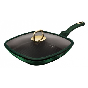 Сковорода гриль BerlingerHaus Emerald Collection 28х28х4.1 см (BH 6051)