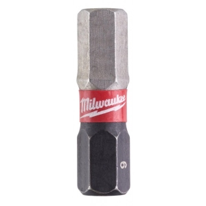 Біта для викрутки Milwaukee Shockwave Hex6 25 мм 2 шт. (4932430897)