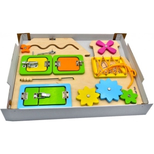 Бізіборд-дошка Vladi Toys Будиночок укр. (ZB3001-02)