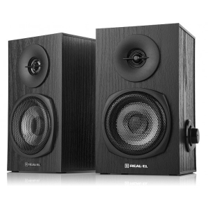 Комп'ютерна акустика компактна 2.0 REAL-EL S-225 Black