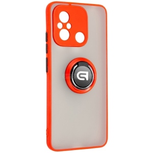 Чохол для смартфону Armorstandart Frosted Matte Ring for Xiaomi Redmi 12C Red (ARM68373)