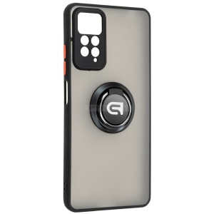 Чохол для смартфону Armorstandart Frosted Matte Ring for Xiaomi Redmi Note 12 Pro 4G Black (ARM68382)