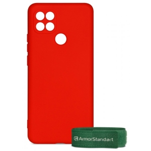 Чохол для смартфону Armorstandart Icon Case for OPPO A15/A15s Chili Red з органайзером для крiплення (ARM59319)