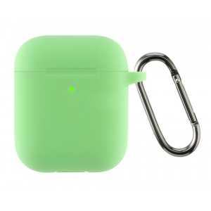 Чохол для навушників Armorstandart Ultrathin Silicone Case With Hook for Apple AirPods 2 Spearmint (ARM59693)