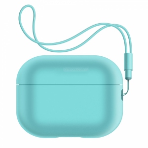Чохол для навушників Armorstandart Silicone Case with straps for Apple Airpods Pro 2 Mint (ARM68615)
