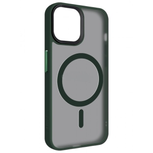 Чохол для смартфону Armorstandart Uniq Magsafe for Apple iPhone 14 Dark Green (ARM75324)