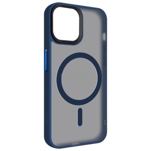 Чохол для смартфону Armorstandart Uniq Magsafe for Apple iPhone 14 Dark Blue (ARM75302)