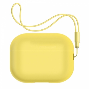 Чохол для навушників Armorstandart Silicone Case with straps for Apple Airpods Pro 2 Yellow (ARM68619)