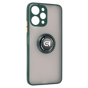 Чохол для смартфону Armorstandart Frosted Matte Ring for Xiaomi Redmi 12 4G Dark Green (ARM68903)