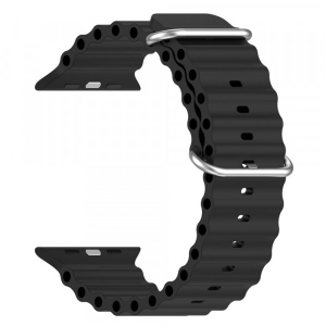 Ремінець для смарт-годинника Armorstandart Ocean Band for Apple Watch All Series 38/40/41mm Black (ARM74233)
