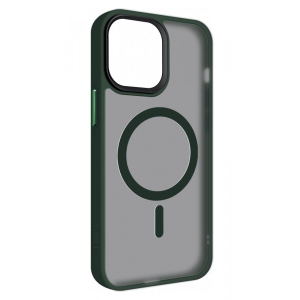 Чохол для смартфону Armorstandart Uniq Magsafe for Apple iPhone 14 Pro Max Dark Green (ARM75325)