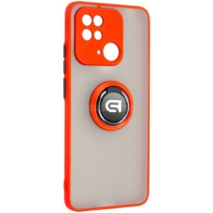 Чохол для смартфону Armorstandart Frosted Matte Ring for Xiaomi Redmi 10C Red (ARM68369)