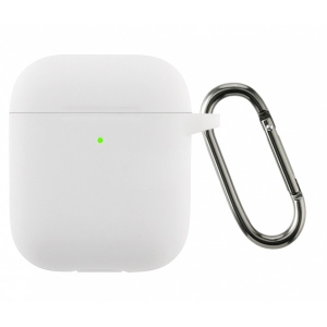 Чохол для навушників Armorstandart Ultrathin Silicone Case With Hook for Apple AirPods 2 White (ARM59695)