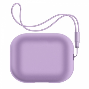 Чохол для навушників Armorstandart Silicone Case with straps for Apple Airpods Pro 2 Pink Purple (ARM68613)